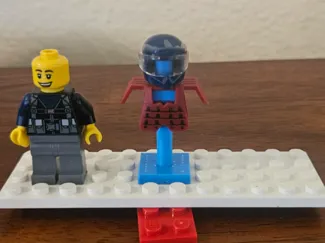 famous brick compatible armor stand