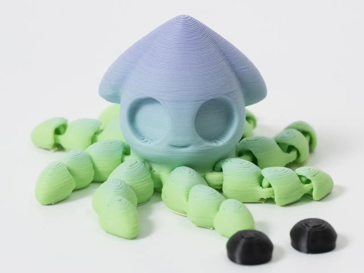 Mini Squid – Articulated & Keychain view 2