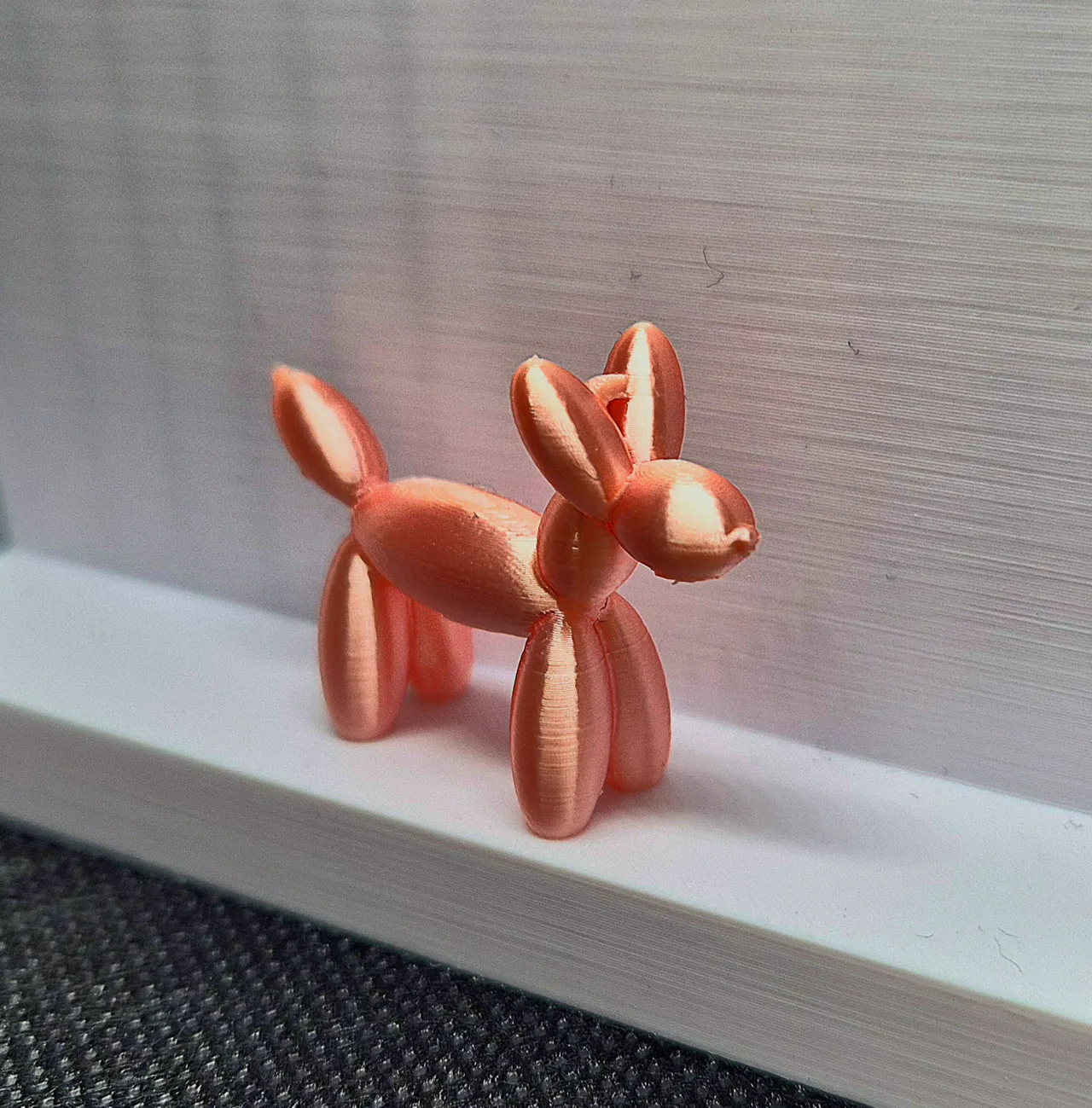 Balloon dog earrings/keychain view 3