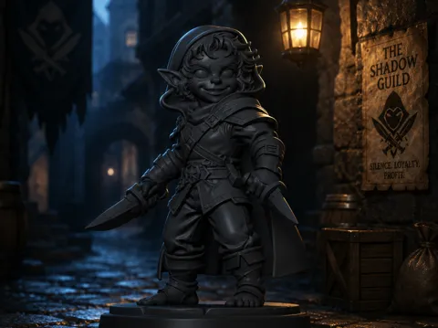 Modelo para impresión 3D: assassin elf — referencia de MakerWorld
