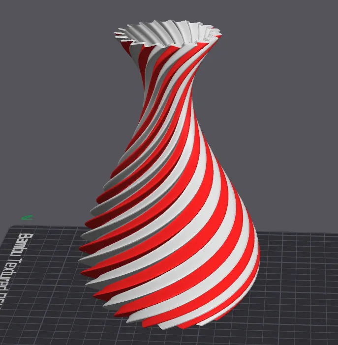 Vase two colored - XMAS Edition