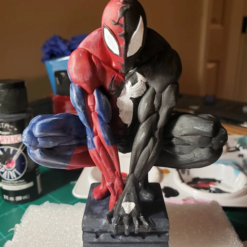 Symbiote Spider-Man by digitallyforgeddesigns - MakerWorld