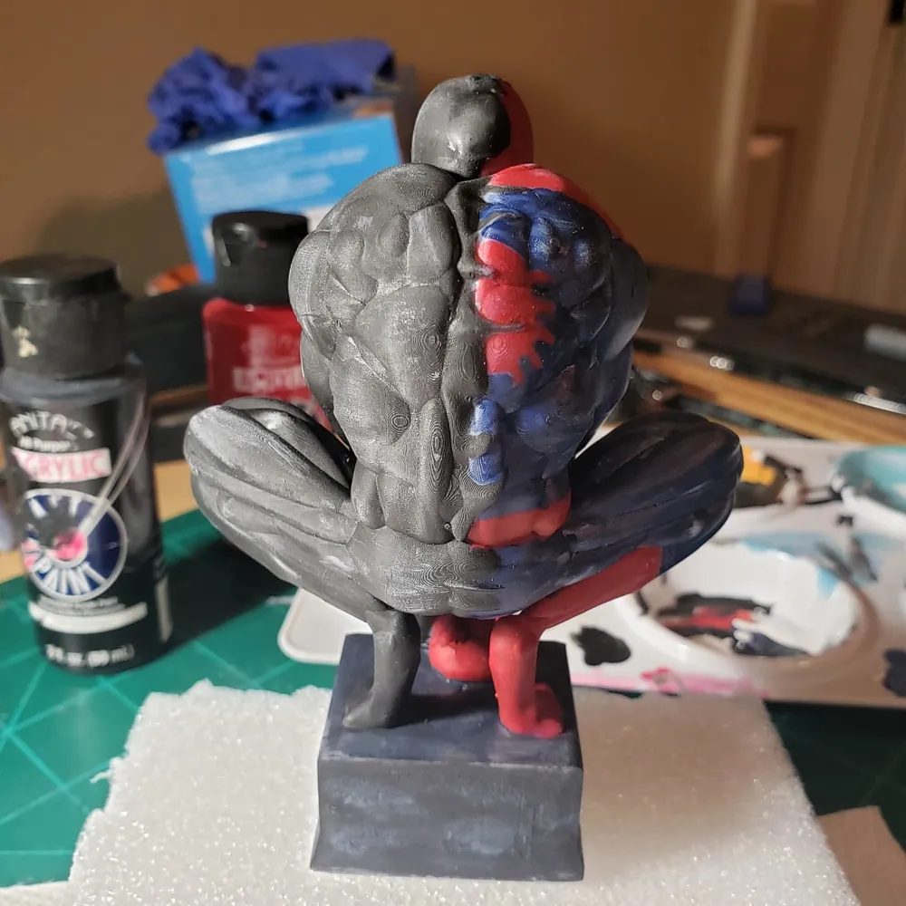 Symbiote Spider-Man by digitallyforgeddesigns - MakerWorld