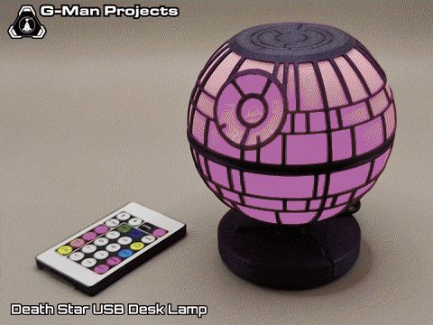 Star Wars Death Star LED Desk Lamp, no AMS