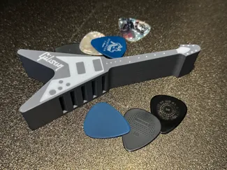 Halter für Gitarrenplektrum - Gibson Flying V