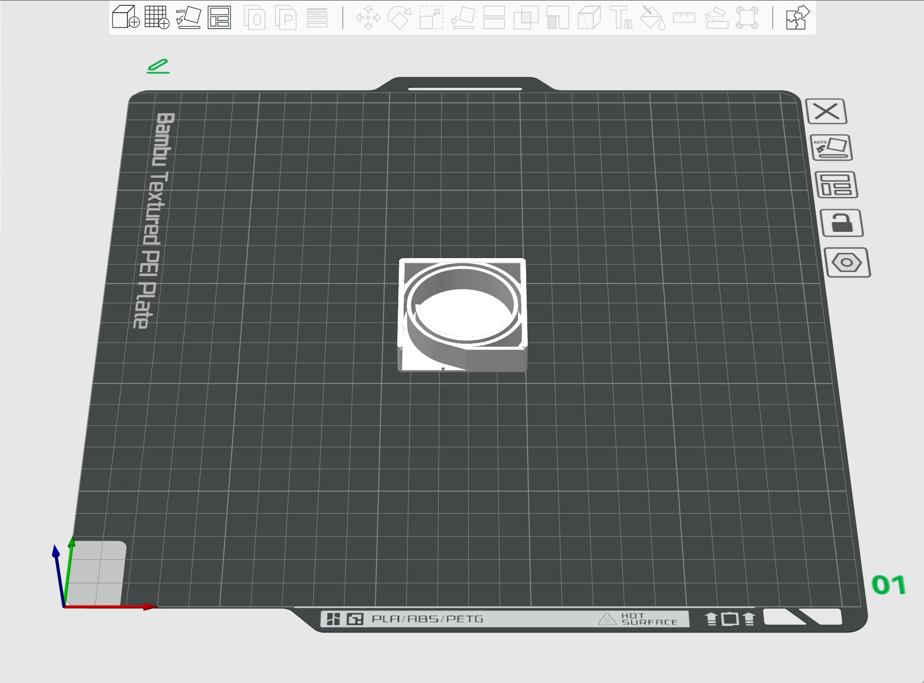 Miniatura 2 do modelo 3D 拼插贴片元件盒-编带