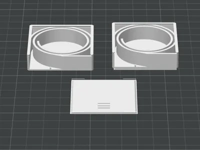 Snap-Together Surface Mount Component Case - Tape
