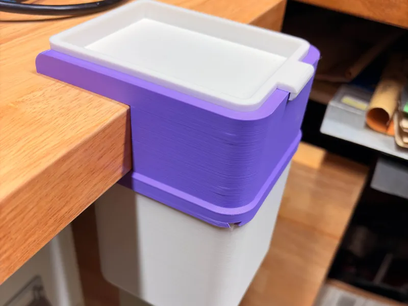 Desk Mounted Garbage Can