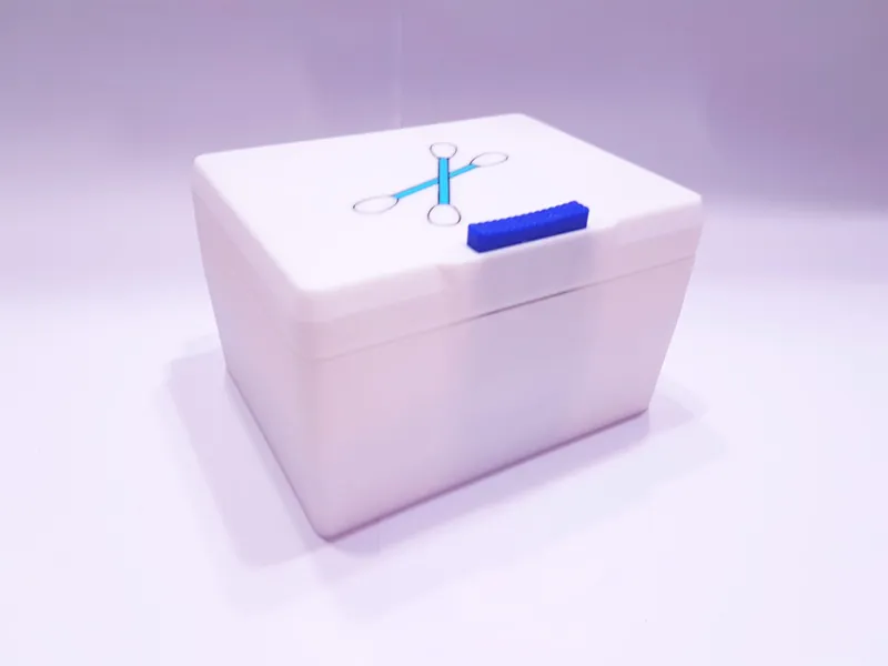 Big Q-Tip Bin with Lid
