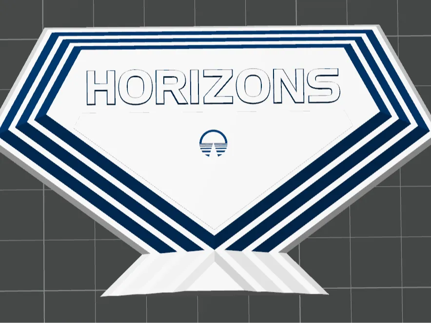 Disney Epcot Horizons Ride Sign - Free 3D Print Model - MakerWorld
