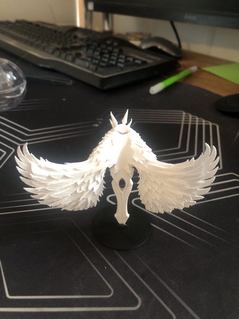 Model and base merged for easier print