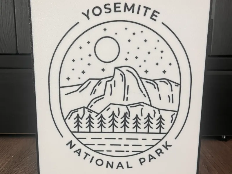 Yosemite National Park Lightbox