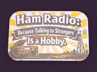 Ham Radio Hobby Sign