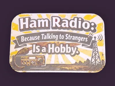 Ham Radio Hobby Sign