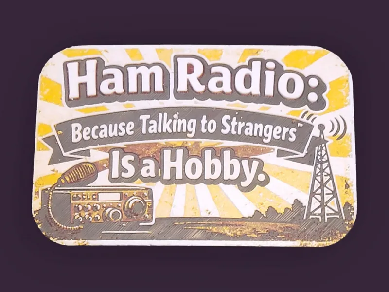 Ham Radio Hobby Sign