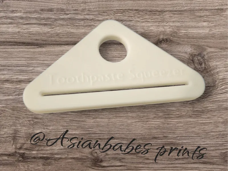 Toothpaste Squeezer with text, for OCD people