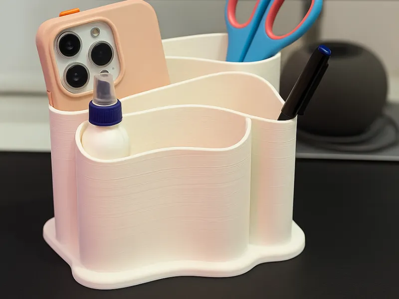Minimal Wave Office Organizer