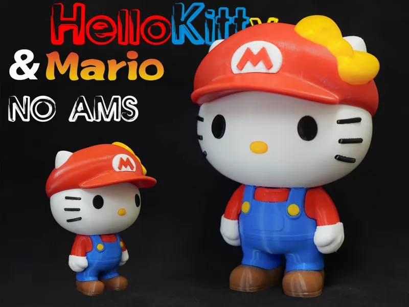 HelloKitty&Mario 15CM No AMS
