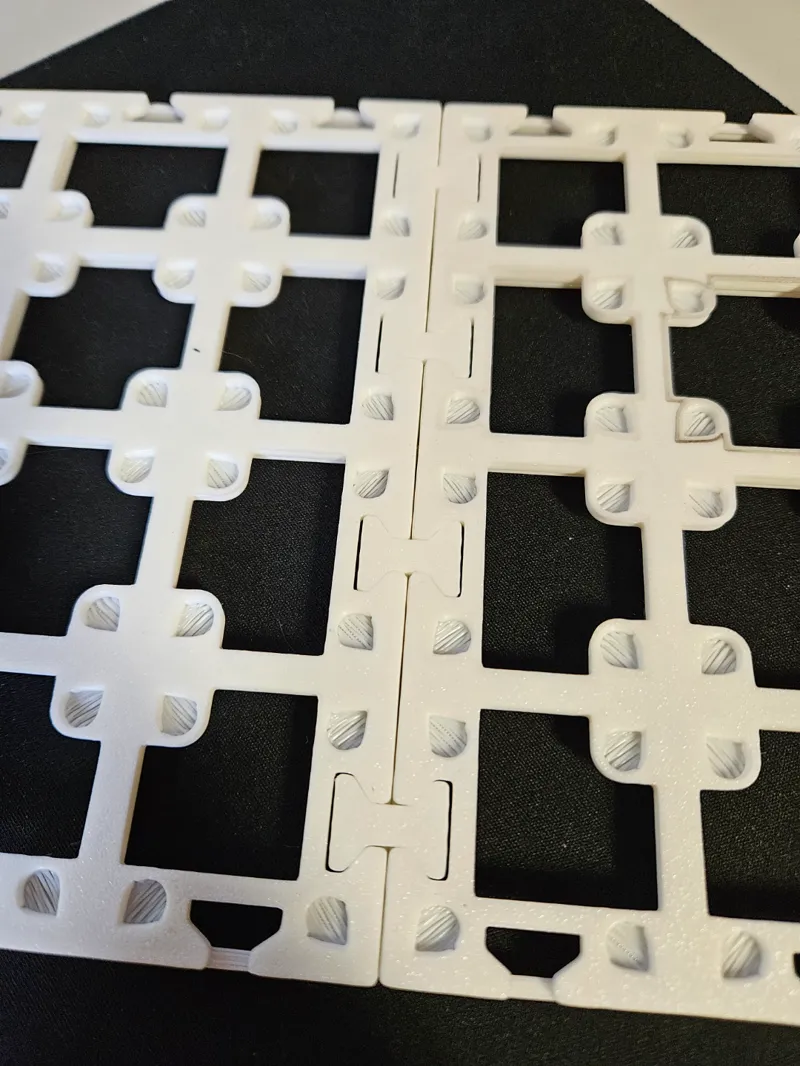 Plate connector for Gridfinity refined