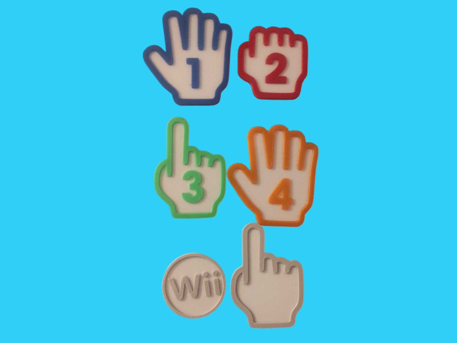 Wii Logo & cursor magnets