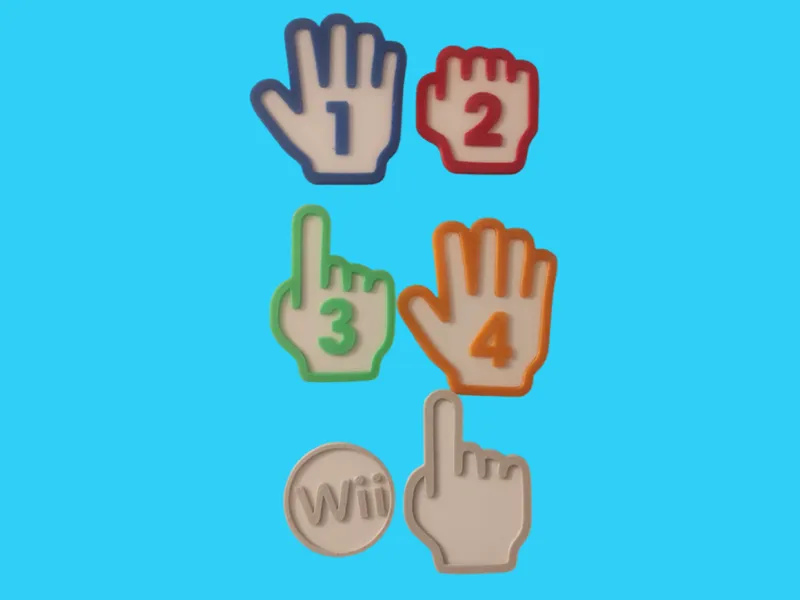 Wii Logo & cursor magnets