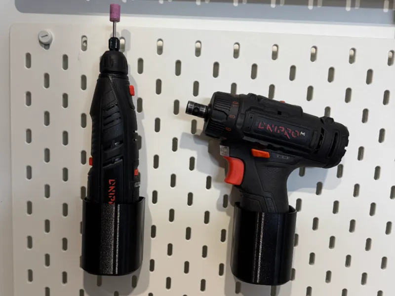 Dnipro-M12V Tool Holders for IKEA SKÅDIS