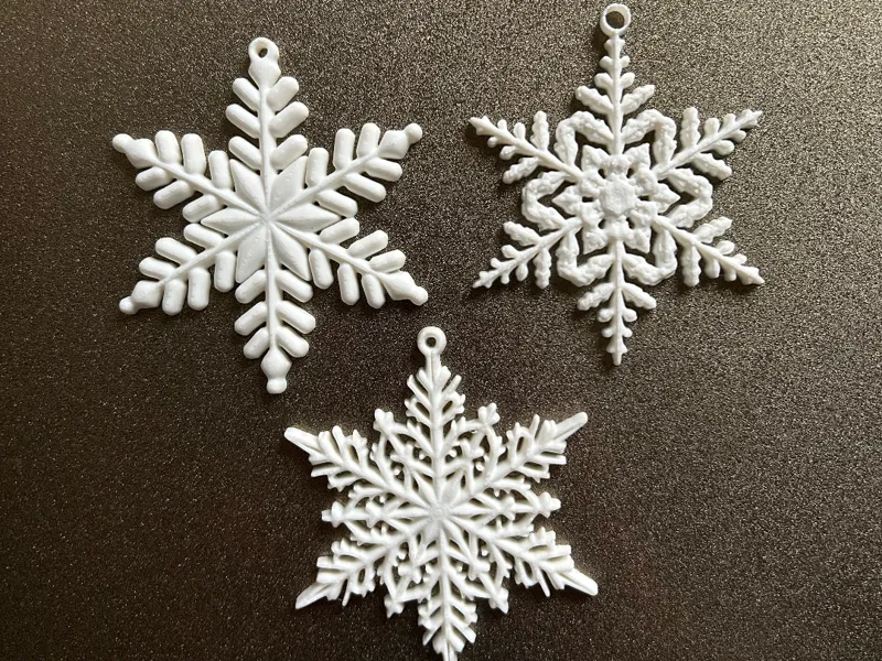 Snowflake set 2 / Christmas tree decoration