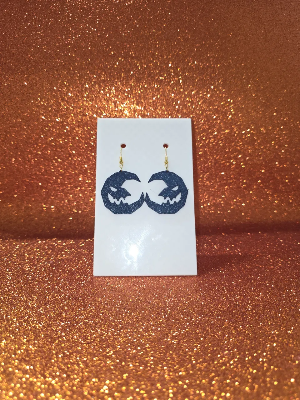 Terrifying moon earrings view 2