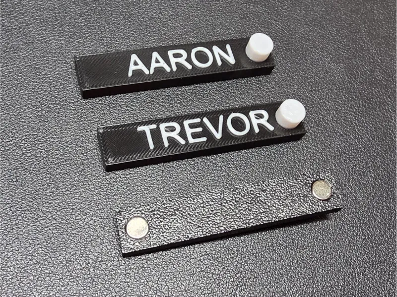 Magnetic label - Multi color - 6mm magnets