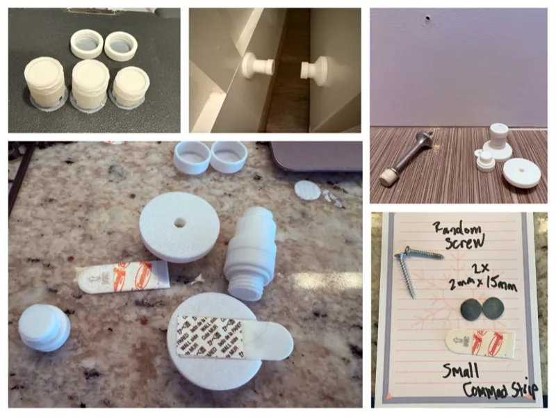 No Drill Modular Magnetic Door Stop