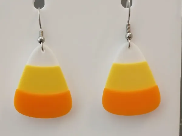 Boucles d'oreilles et porte-clés bonbon Halloween