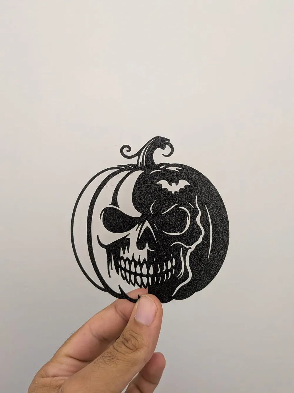 Halloween skull pumpkin - Free 3D Print Model - MakerWorld
