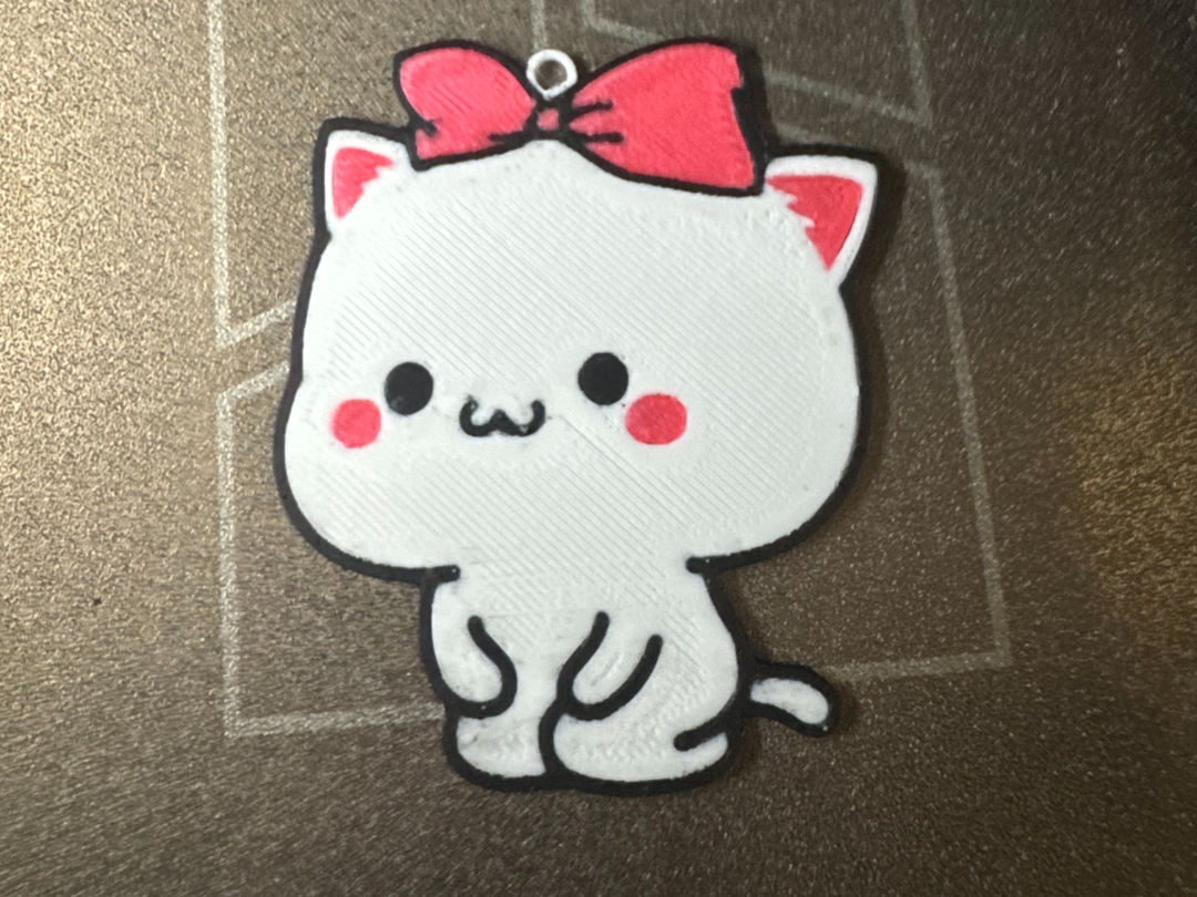 Instagram Kitten Cute Keychain