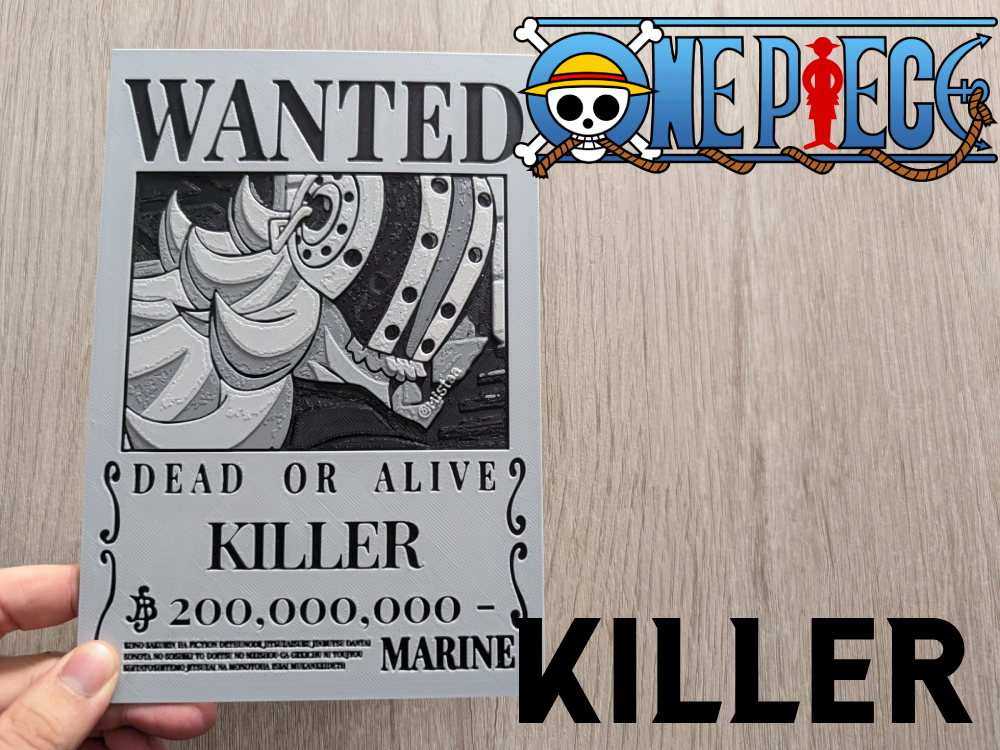 One Piece Wanted Poster | Collection - MakerWorld: Download Free