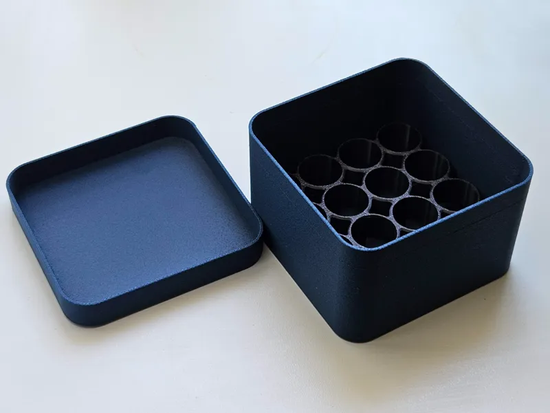 16x lab vial holder with a box