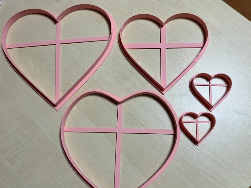 Valentine’s heart design cutter