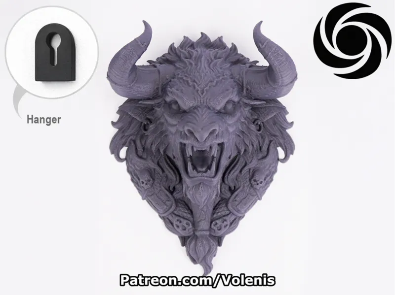 Minotaur Head Wall Decor
