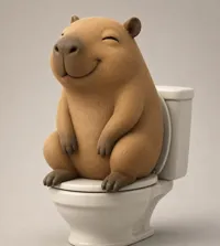 pooping capibara, optimized parameters fits Bonbon capsule