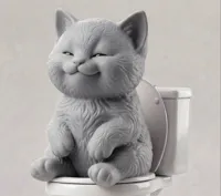 cute pooping cat - optimized parameters -fits bonbon capsule