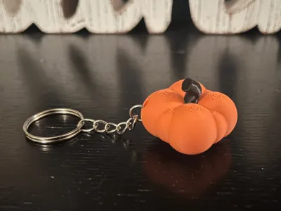 Pumpkin Keychain
