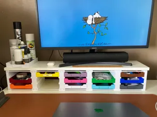 #004 Etagère à tiroir sous TV