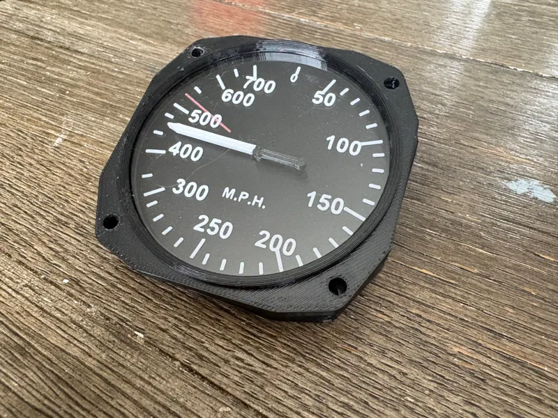 P-51 Mustang Airspeed Indicator