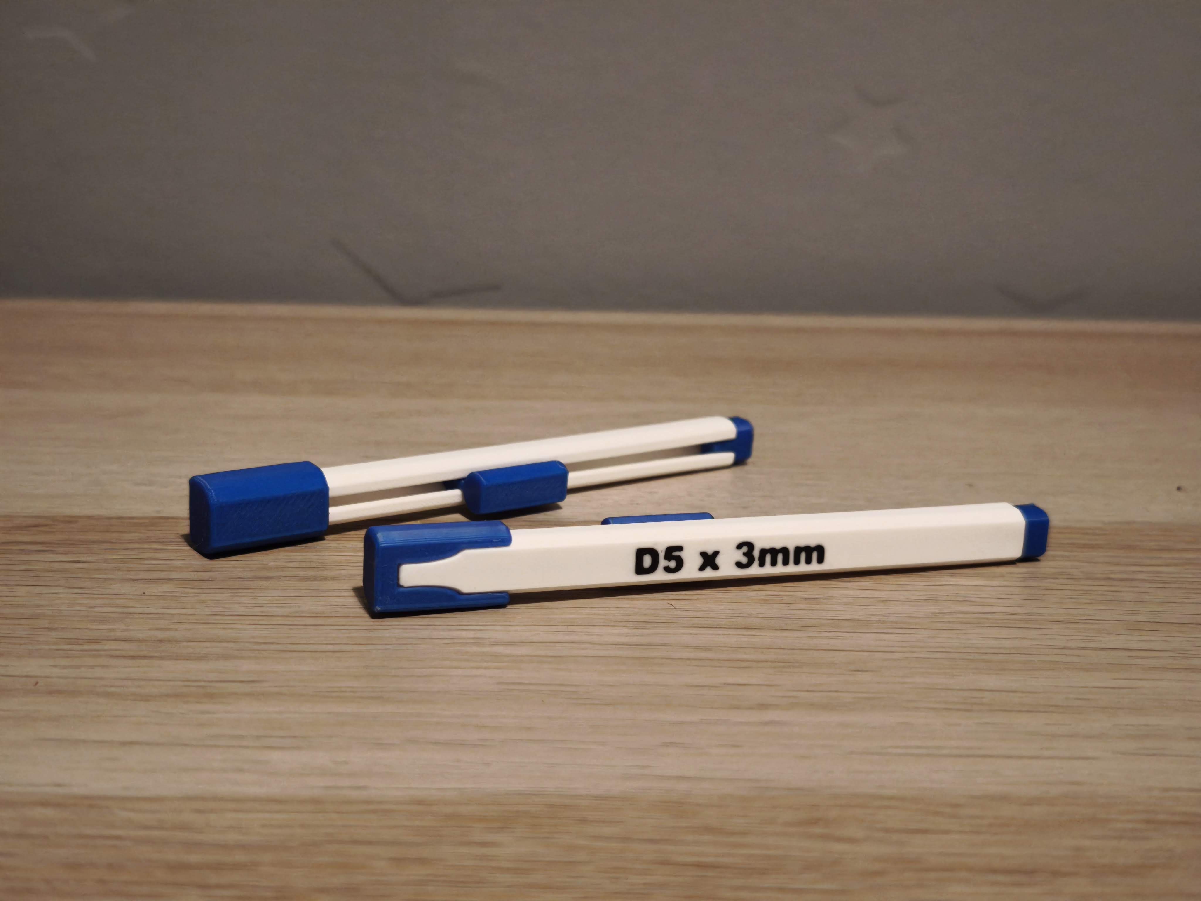 Miniatura 1 do modelo 3D Magnet Dispenser Pens V2 45min Print Multi Sizes