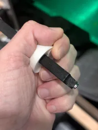 Large oversized pusher for easier application