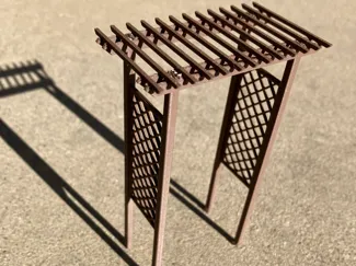 Garden Arbor 1:24 scale