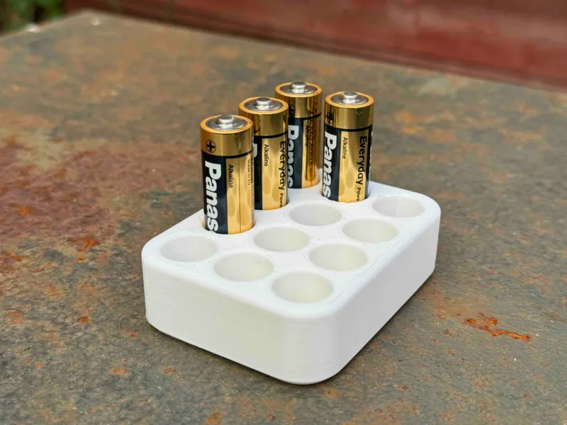 AA Battery Holder Organizer 