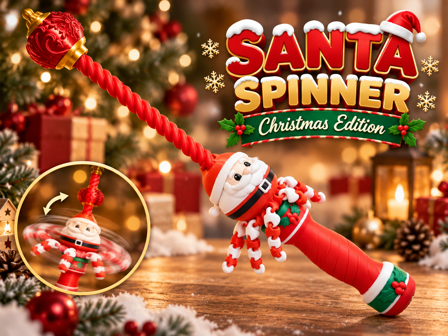Santa Spinner – Christmas Edition - 1