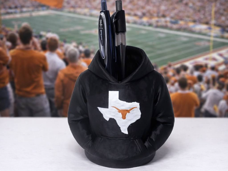 Texas Longhorn College Football Hoodie Pen Storage