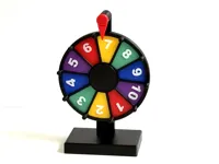10 Slot Prize Wheel with Basic Flags & Sign
