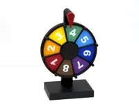 8 Slot Prize Wheel with Basic Flags & Sign